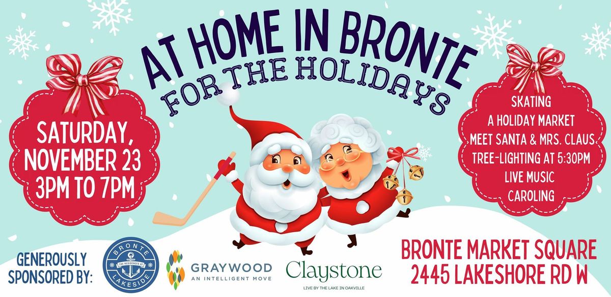 At Home in Bronte for the Holidays 2024