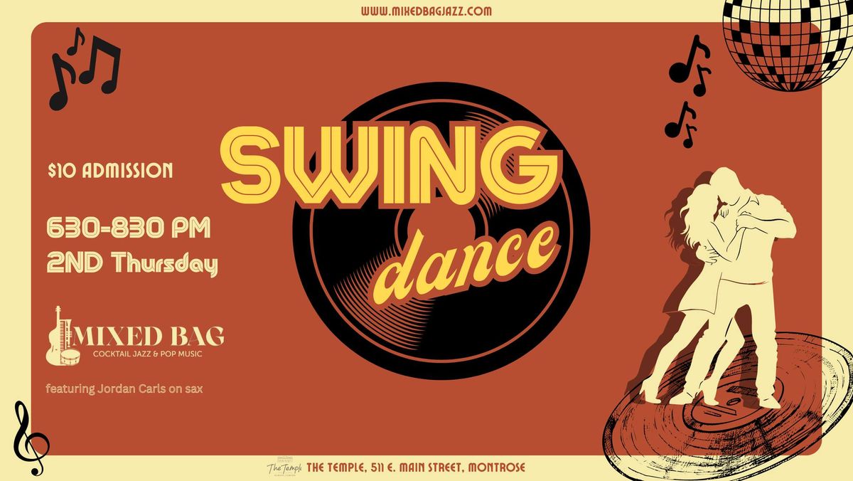 Swing Dance at The Temple Events