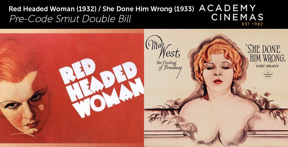 Red-Headed Woman (1932) \/ She Done Him Wrong (1933) - Pre-Code Smut Double Bill