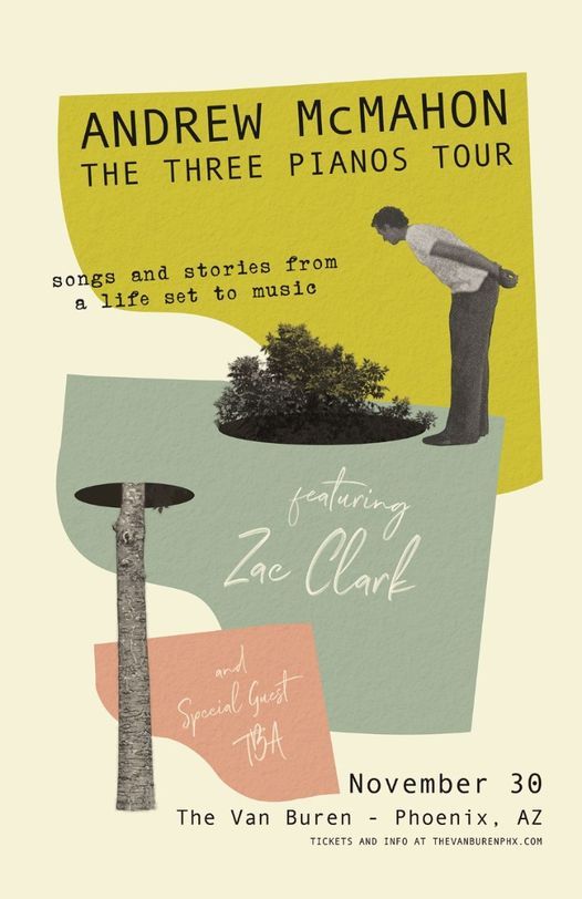 Andrew McMahon - The 3 Pianos Tour
