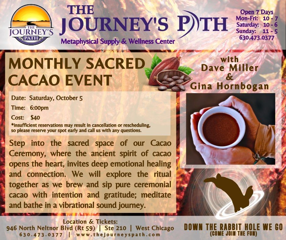 Monthly Sacred Cacao Event