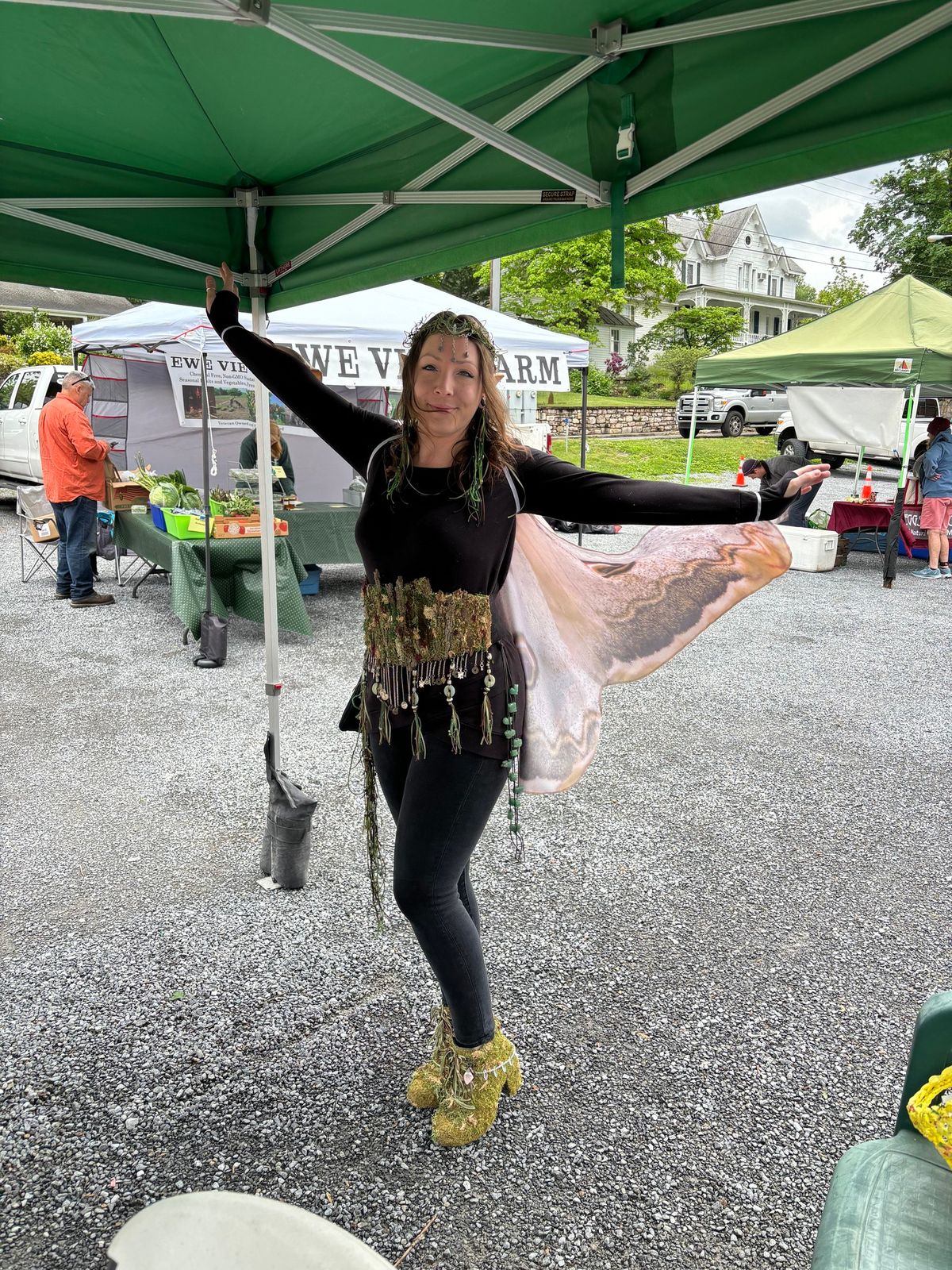 Fairy invasion at the Farmers Market