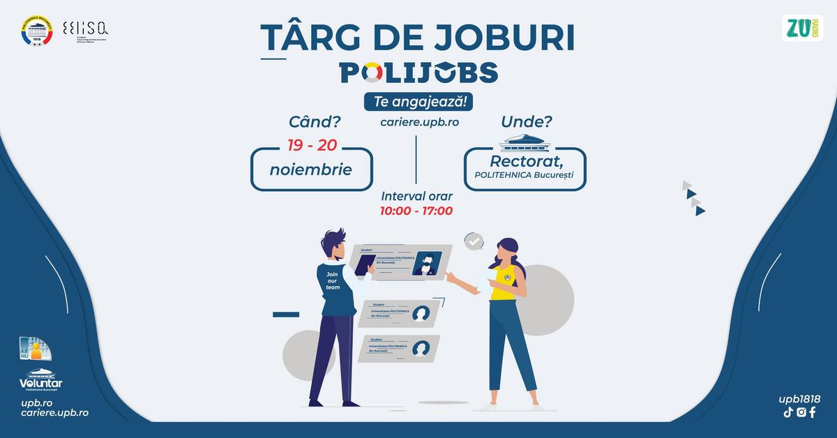 T\u00c2RGUL DE JOBURI POLIJOBS 2024