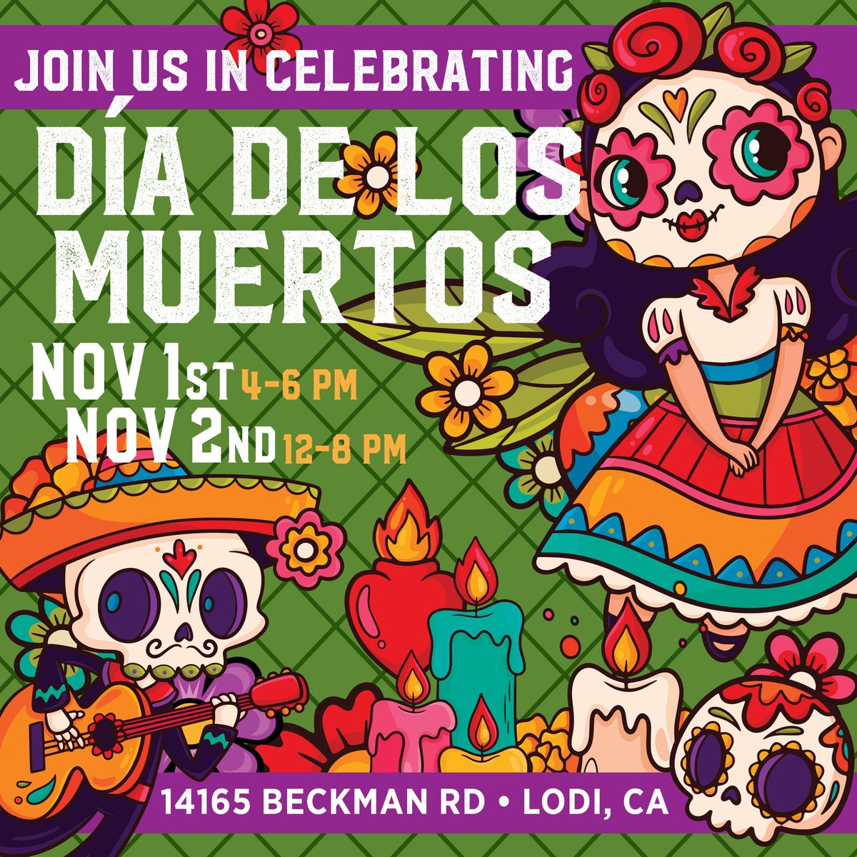 Dia de los Muertos at Cherokee Memorial in Lodi