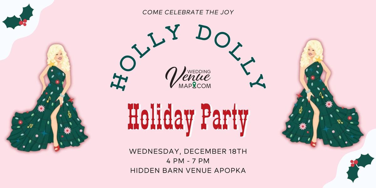 Holly Dolly Holiday Party with Wedding Venue Map