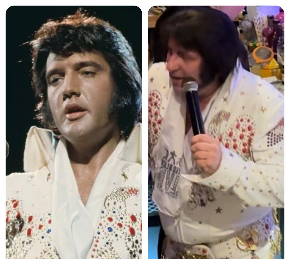 Dave Black as Elvis