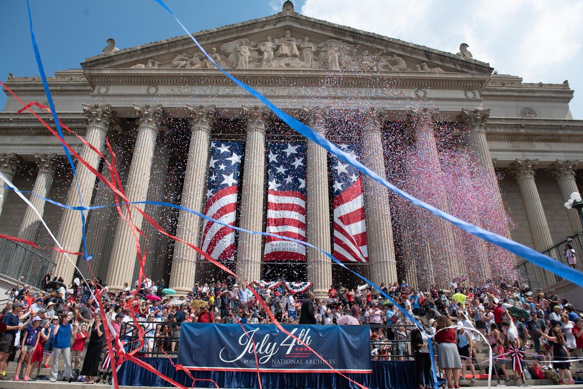 JULY 4TH AT THE NATIONAL ARCHIVES