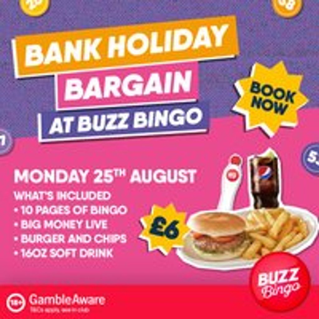 Peterborough - Bank Holiday Bargain Bingo