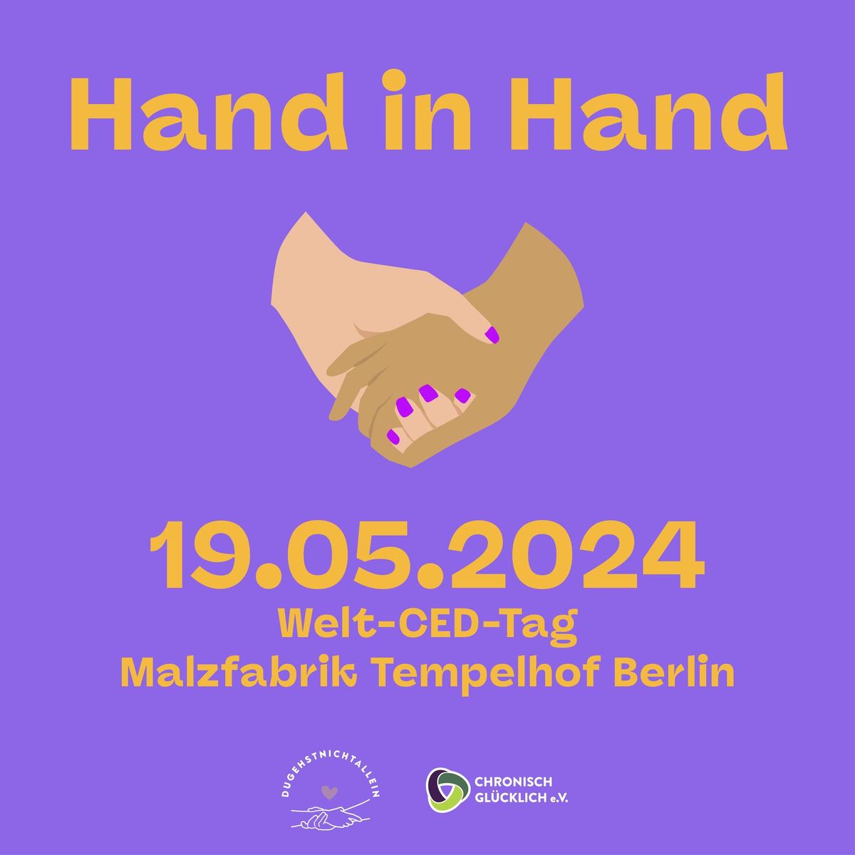 Hand in Hand - Event zum Welt-CED-Tag 