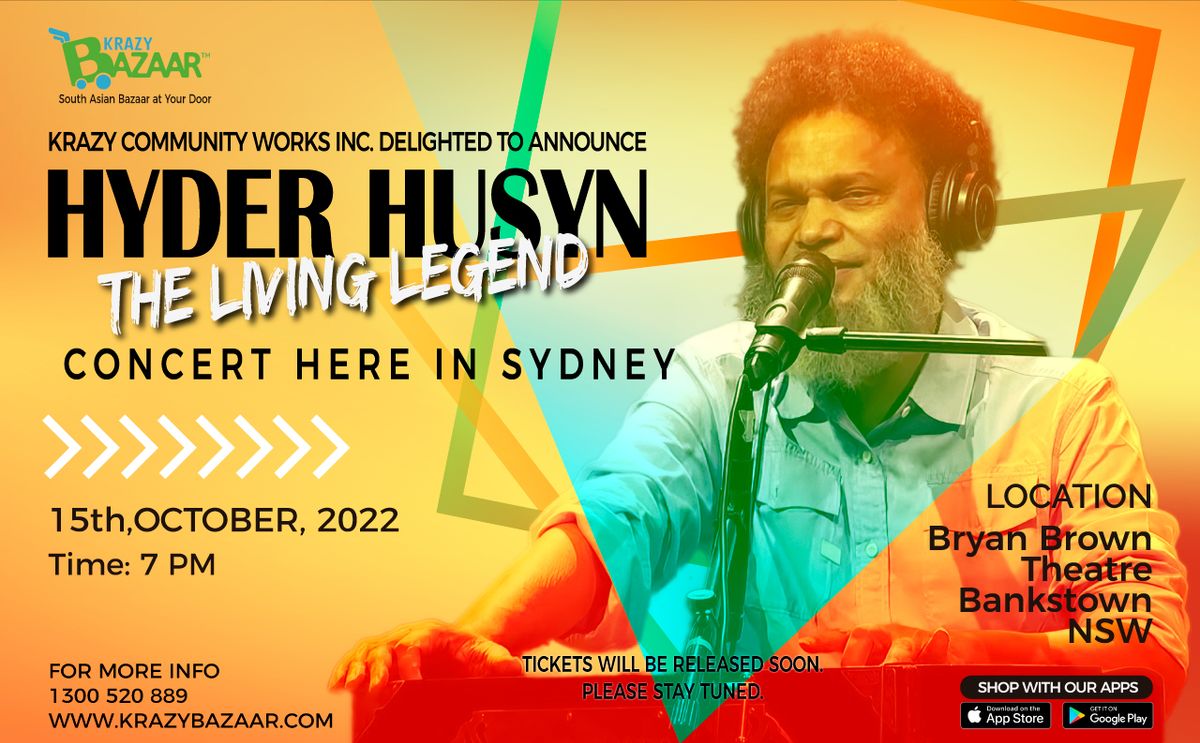 HYDER HUSYN - THE LIVING LEGEND Concert