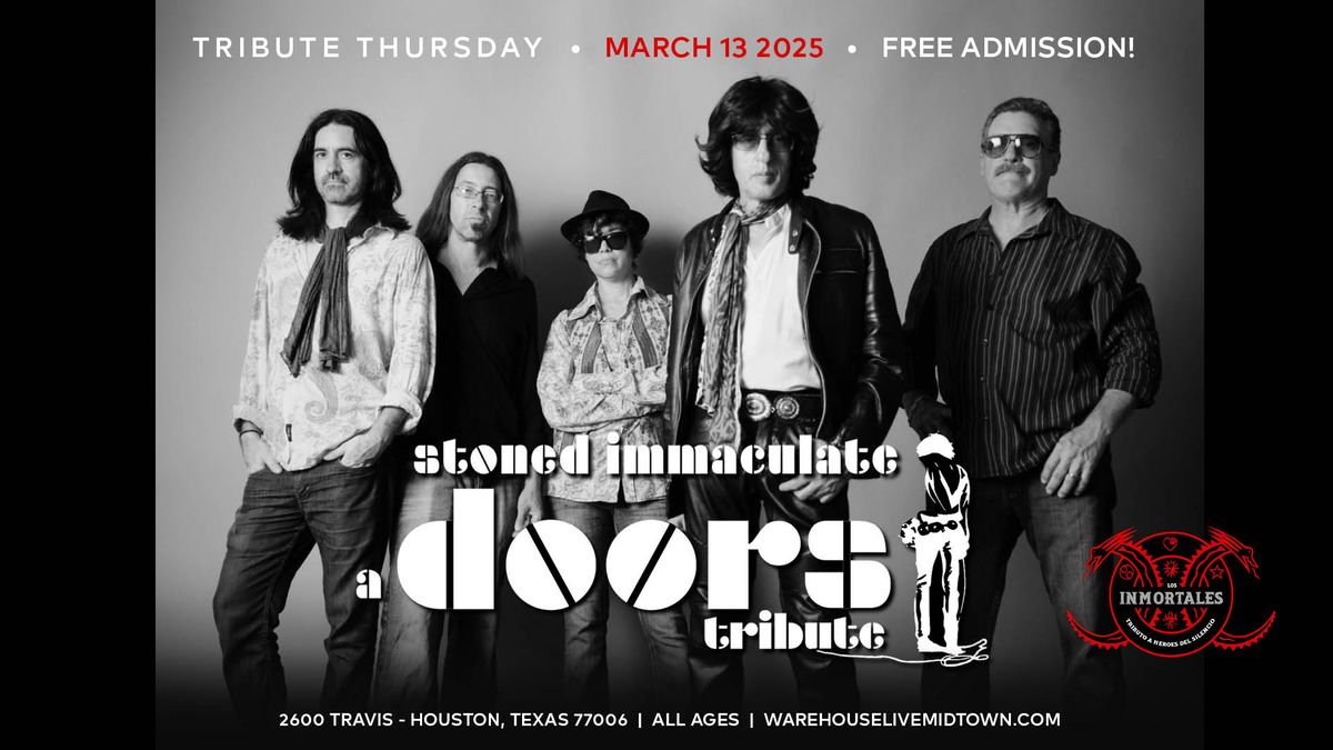 STONED IMMACUALTE & Los Inmortales at Warehouse Live Midtown Thursday March 13, 2025