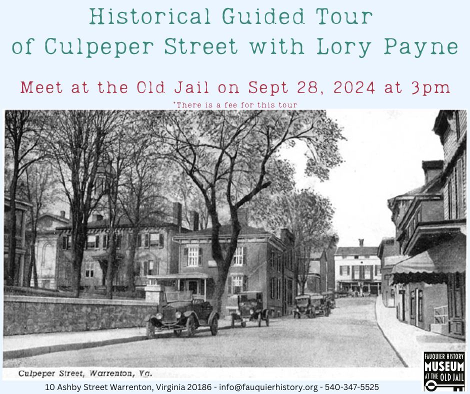 Tour of Culpeper Street