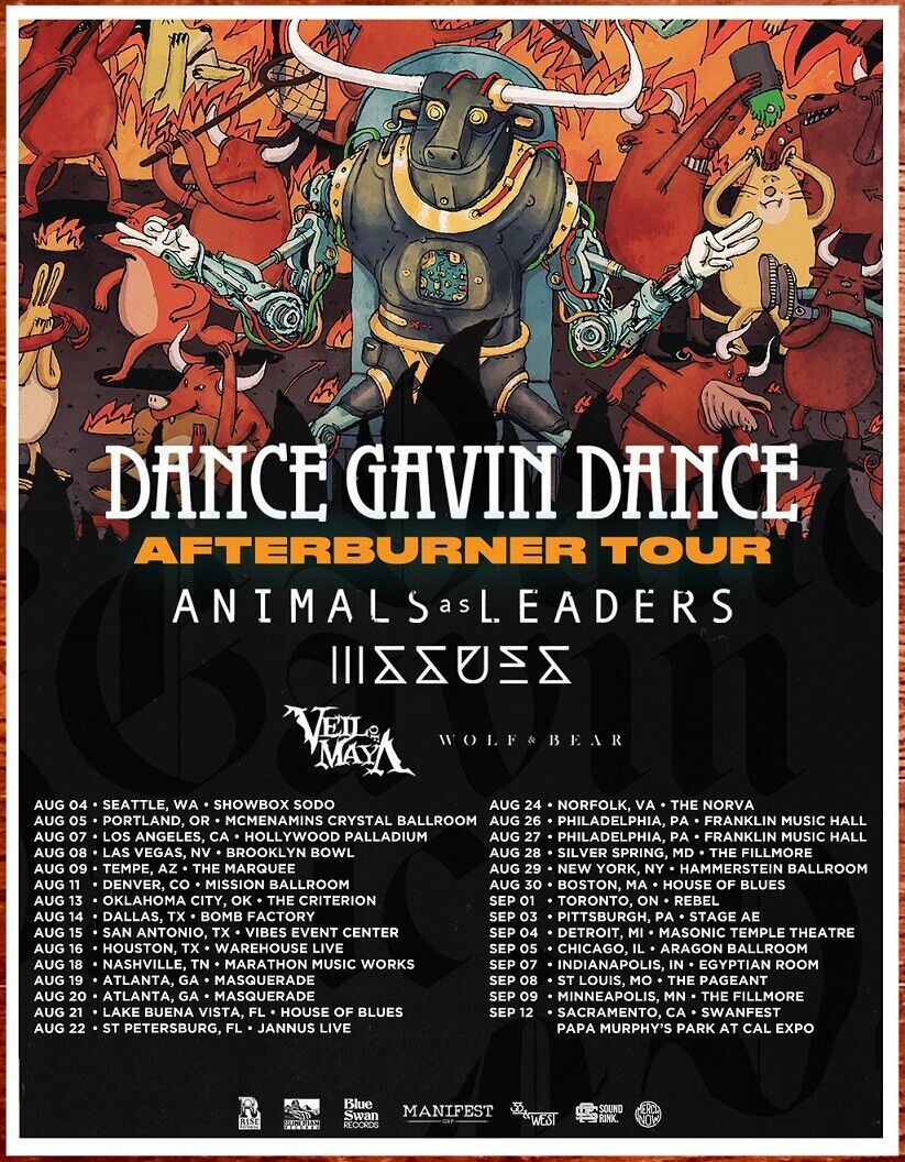 Dance Gavin Dance at The Fillmore Detroit