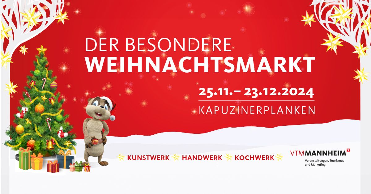 Der besondere Weihnachtsmarkt auf den Kapuzinerplanken, 25.11. - 23.12.2024