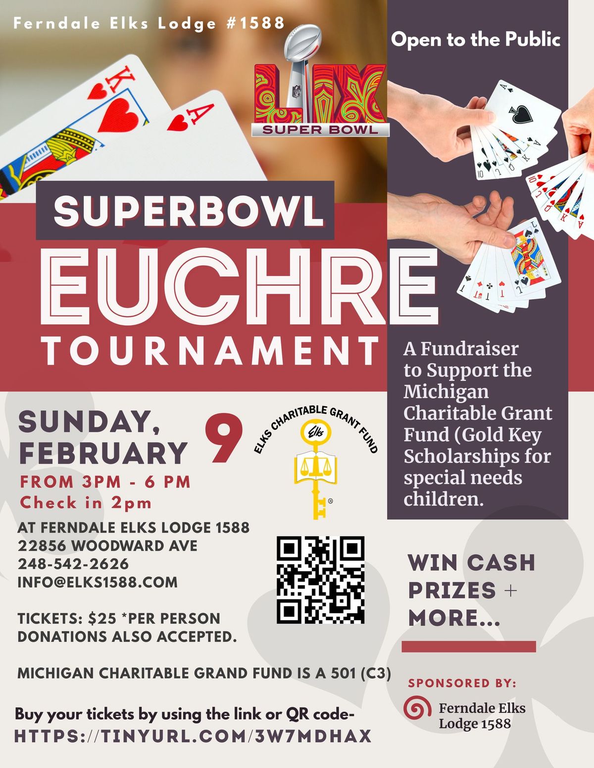 Euchre Tournament Fundriaser