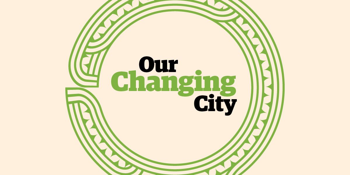 Our Changing City pop-up exhibition - Motu-Kairangi Miramar Library