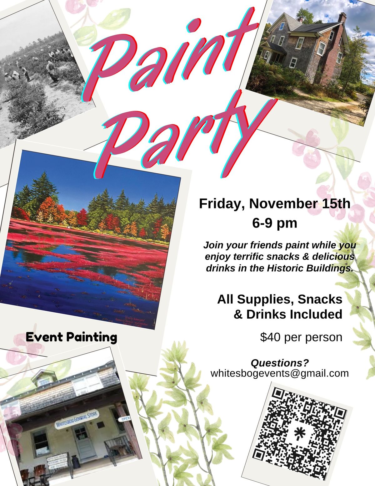 Paint Party to benefit Whitesbog Preservation Trust