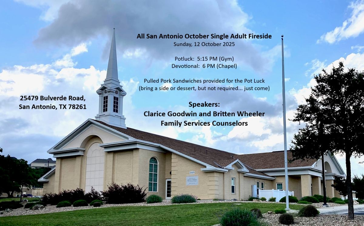 San Antonio Single Adult Devotional - SATHC Stk host