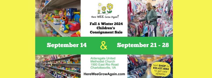 Here WEE Grow Again's Fall 2024 Sale