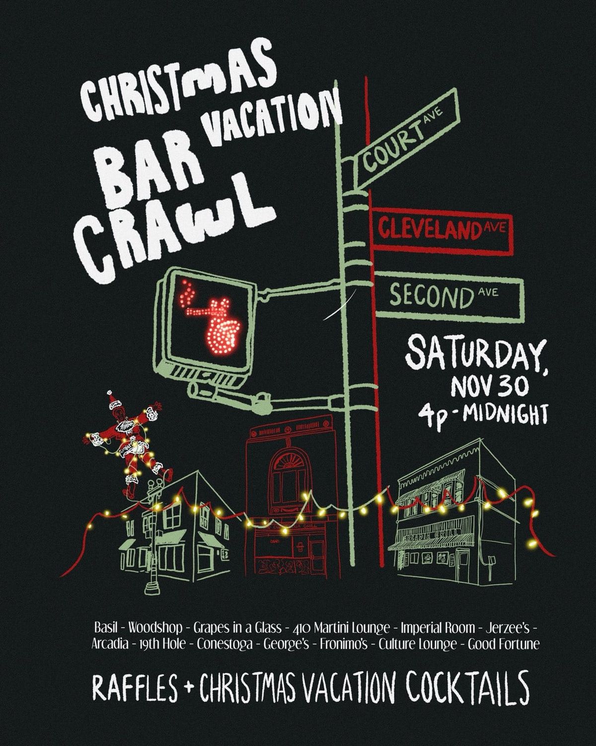 Christmas Vacation Bar Crawl