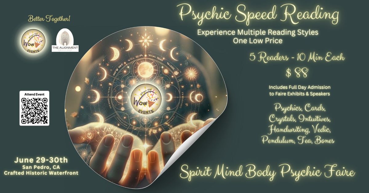 Speed Psychic Readings at the Spirit Mind Body Psychic Faire