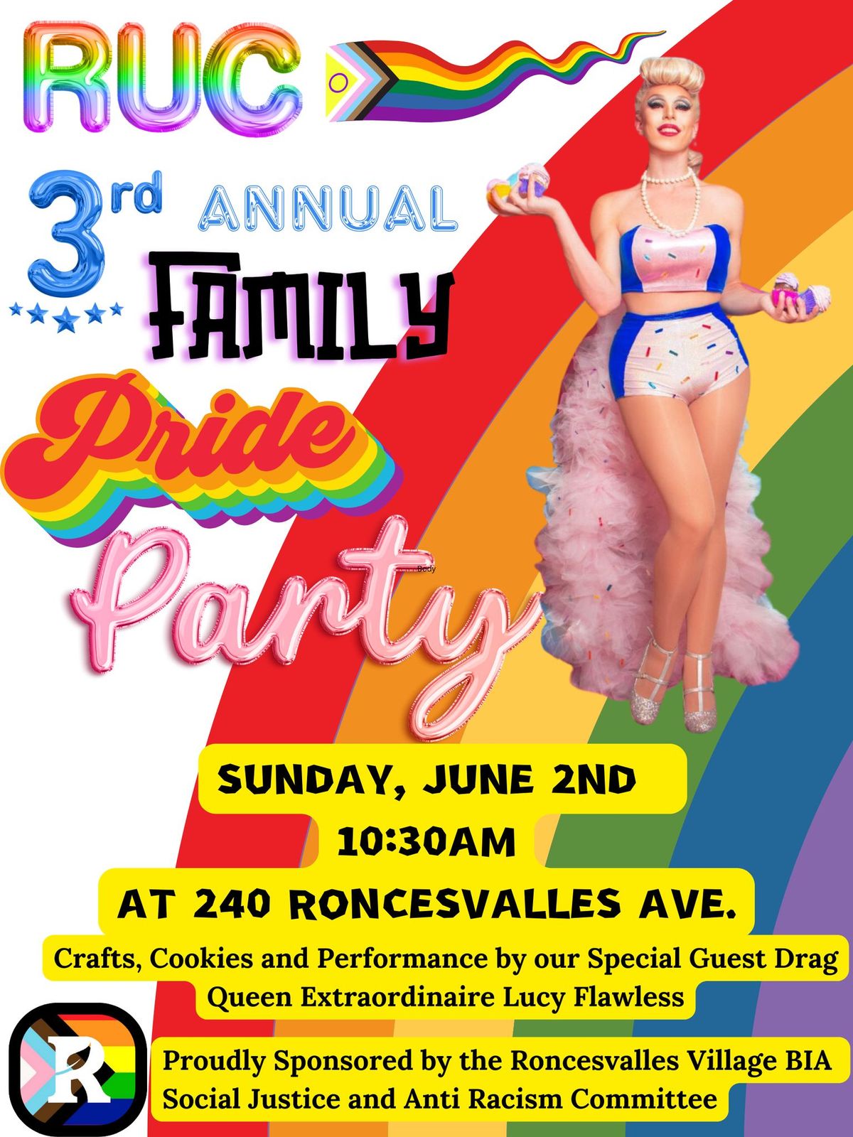 3rd Annual FREE RUC Family Pride Party!