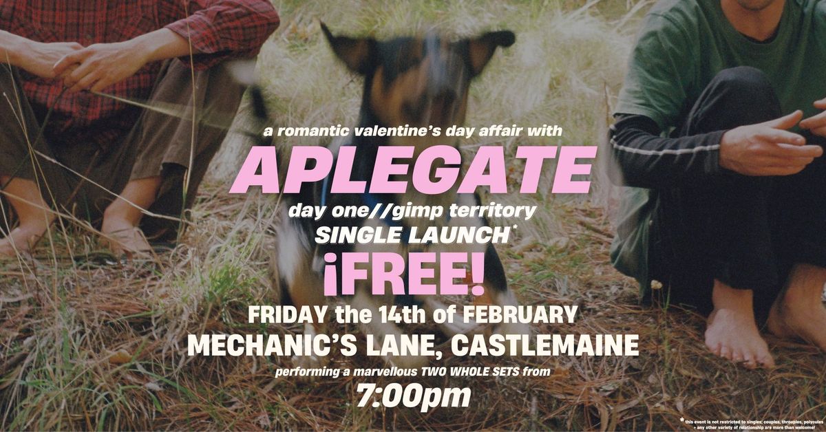 a romantic single launch with aplegate - FREE 