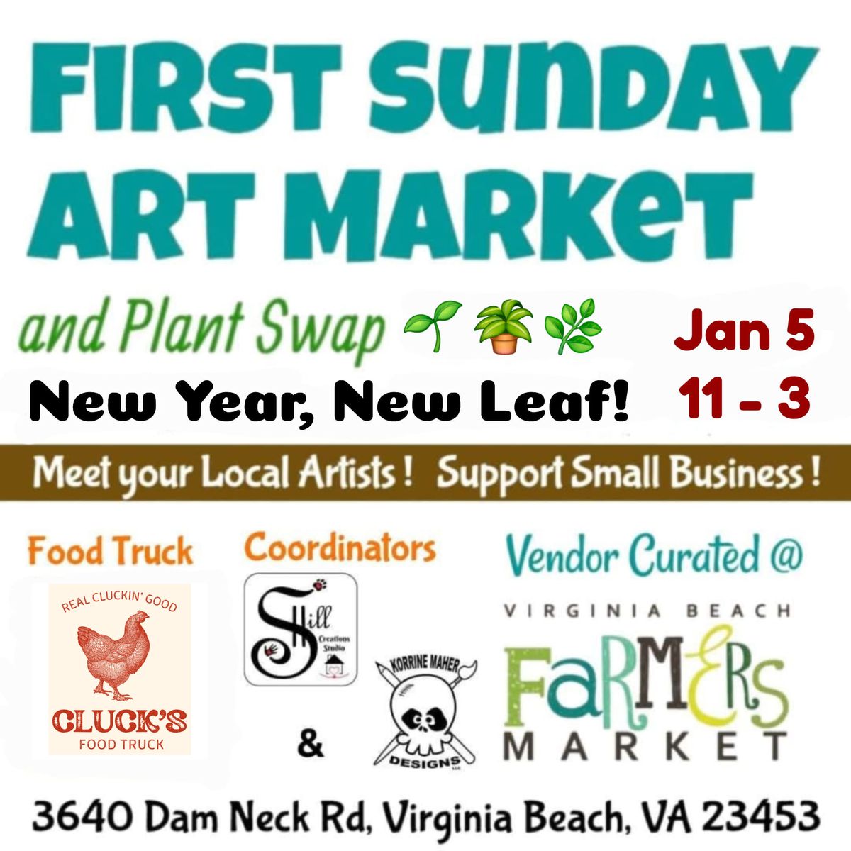 First Sunday Art Market and Plant Swap 