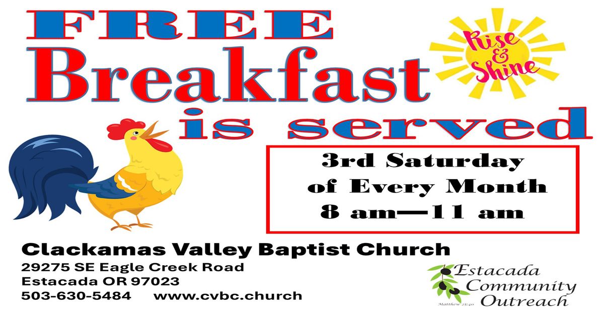 2024 Free Community Breakfast