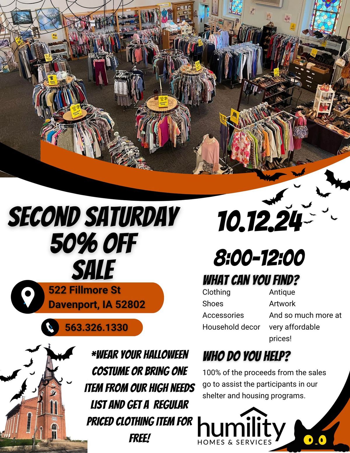 Halloween Half Price Saturday Sale 