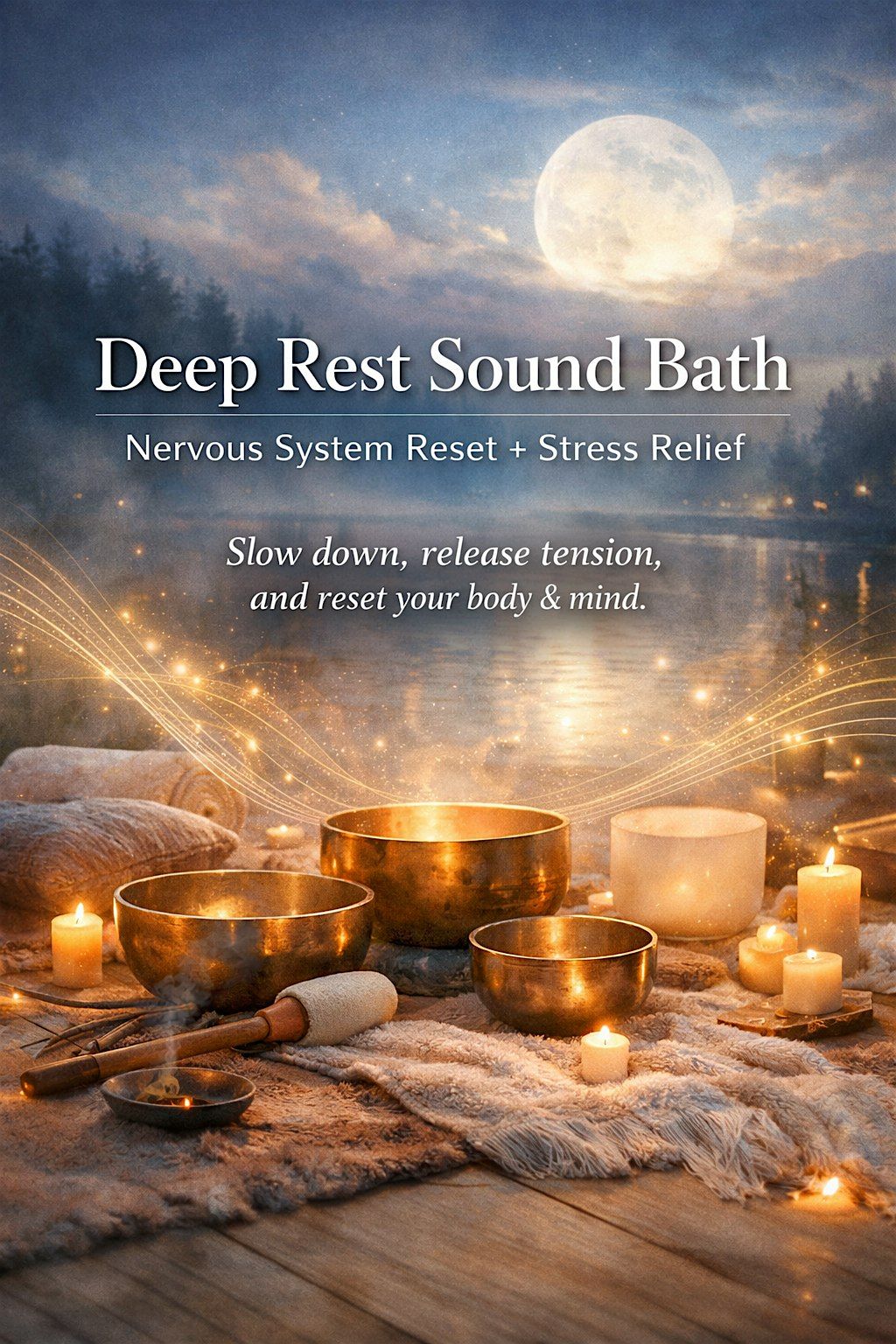 Deep Rest Sound Bath | Nervous System Reset + Stress Relief