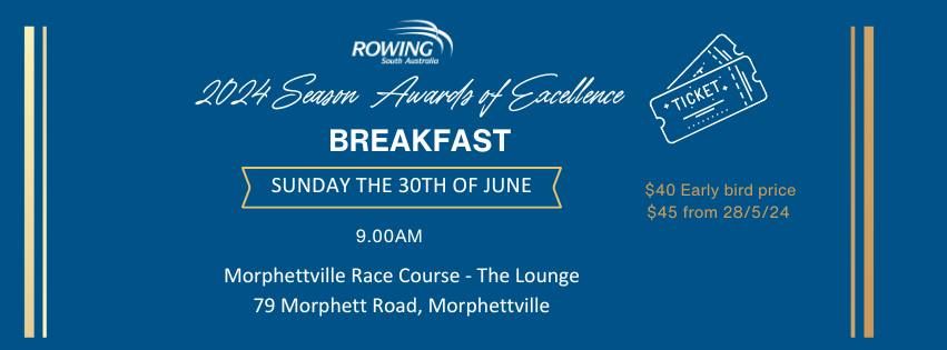 2024 Rowing SA Awards of Excellence Breakfast