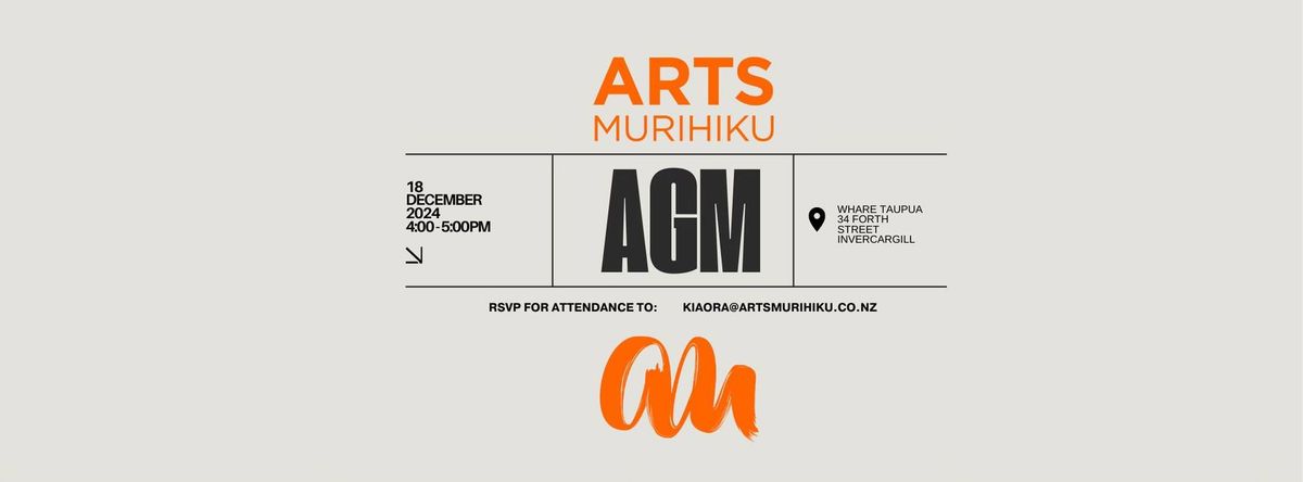 Arts Murihiku AGM 2024