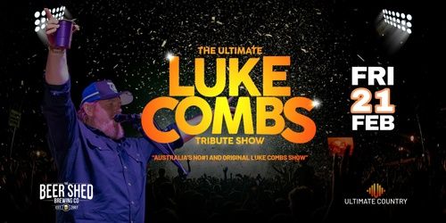 Luke Combs Tribute Show with Ross Webb at The Beer Shed