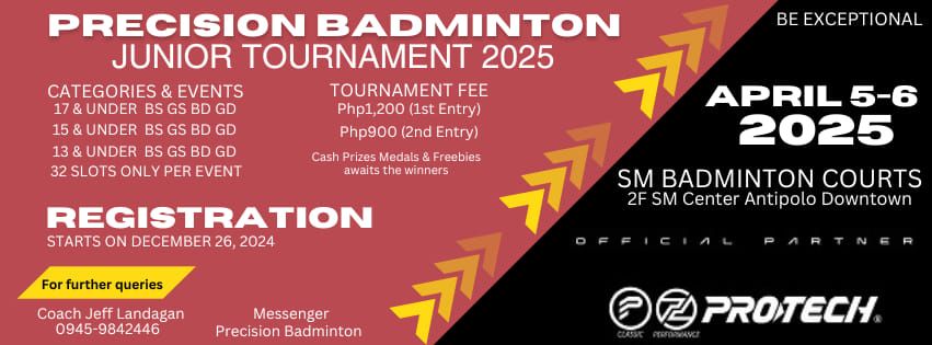 Precision Badminton Junior Tournament 2025