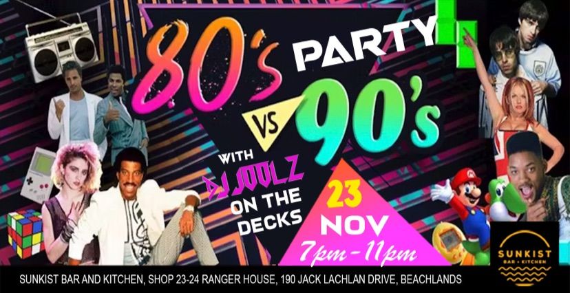 80s vs 90s Party