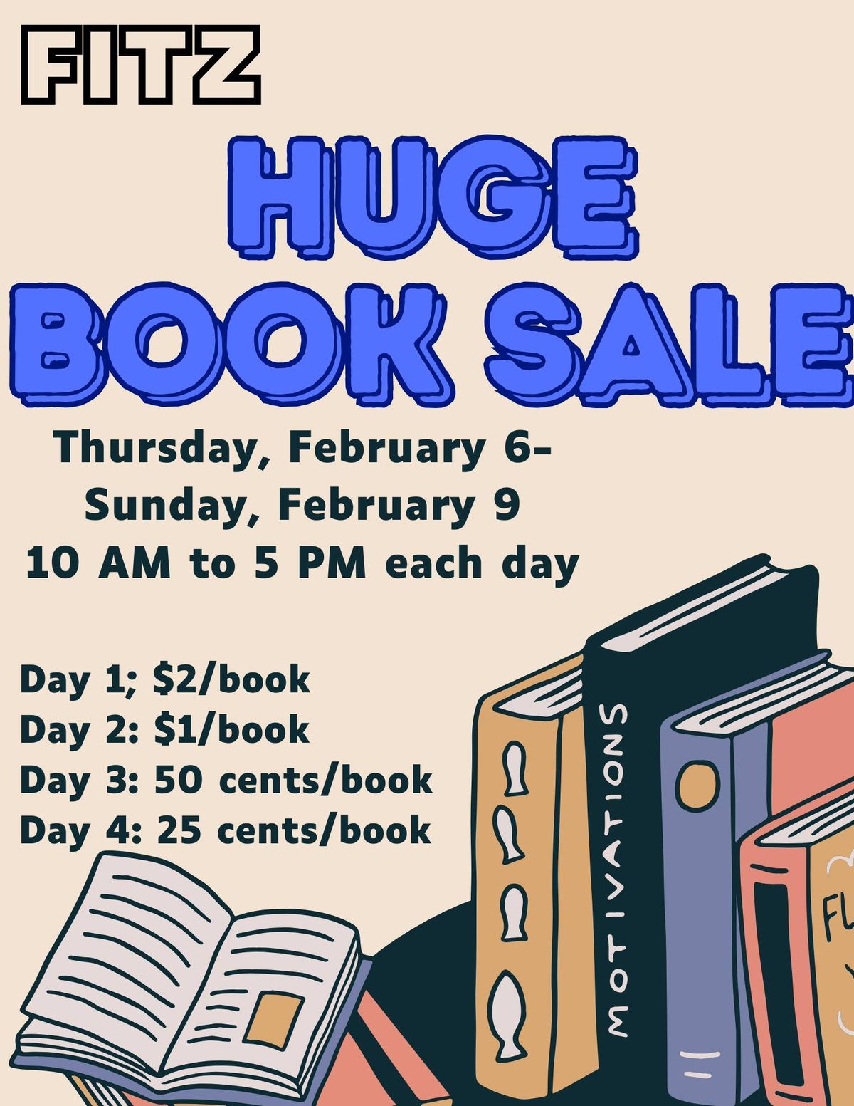 HUGE BOOK SALE!