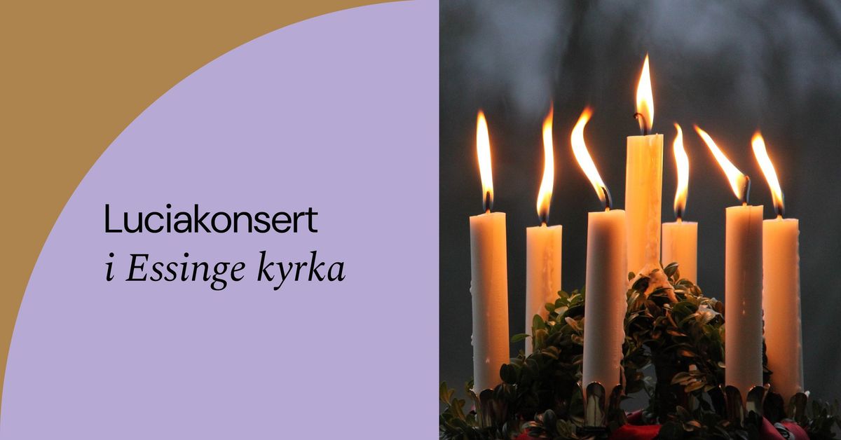 Luciakonsert i Essinge kyrka