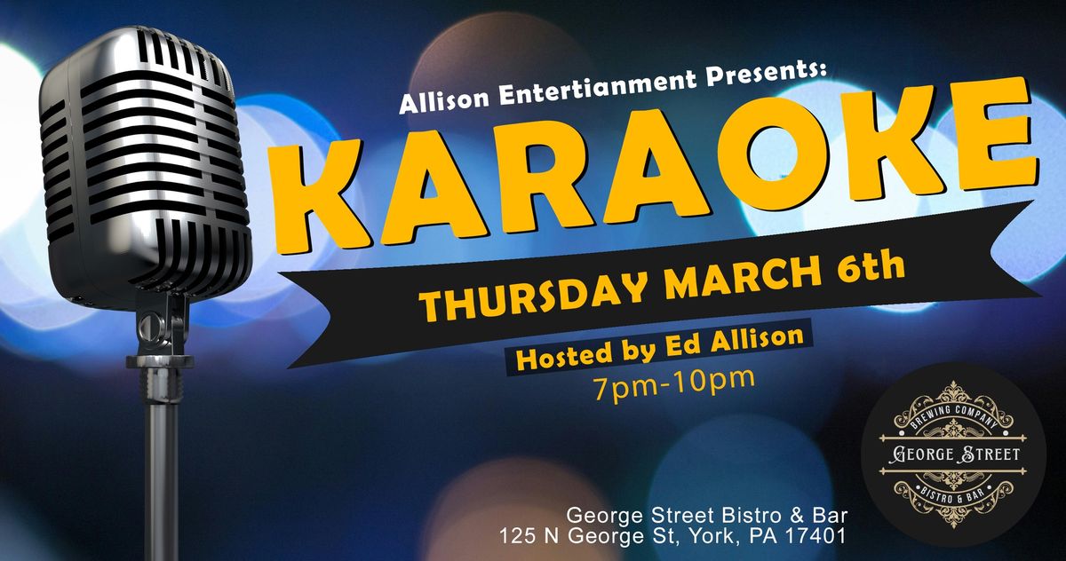 Karaoke Night at George Street Bistro & Bar