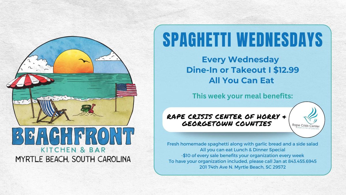 Spaghetti Wednesday ft. Rape Crisis Center of Horry & Georgetown Counties