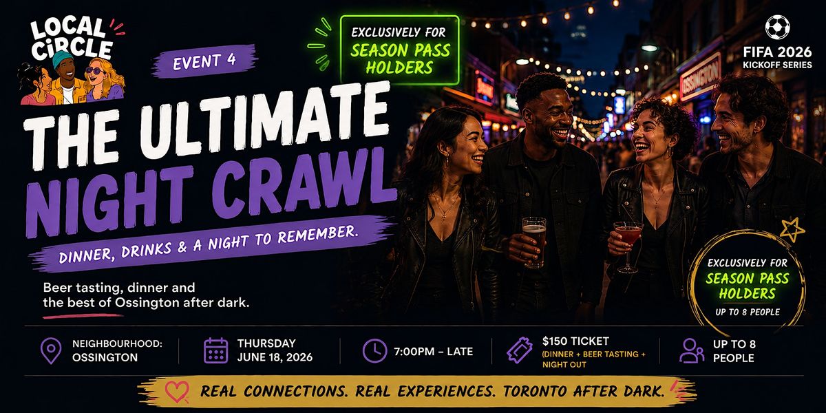 Dinner & Night Crawl