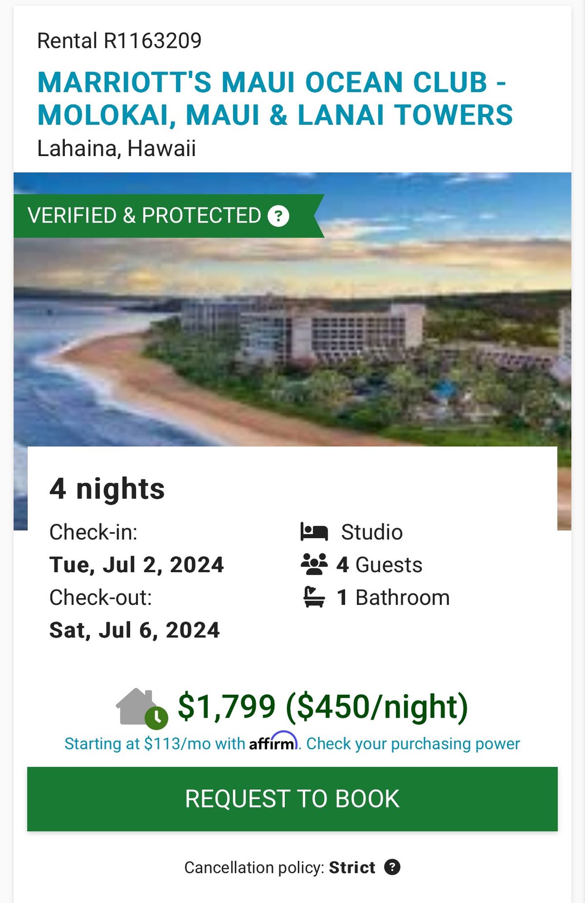 Open Booking at Marriott's Maui Ocean Club 7\/2-7\/6