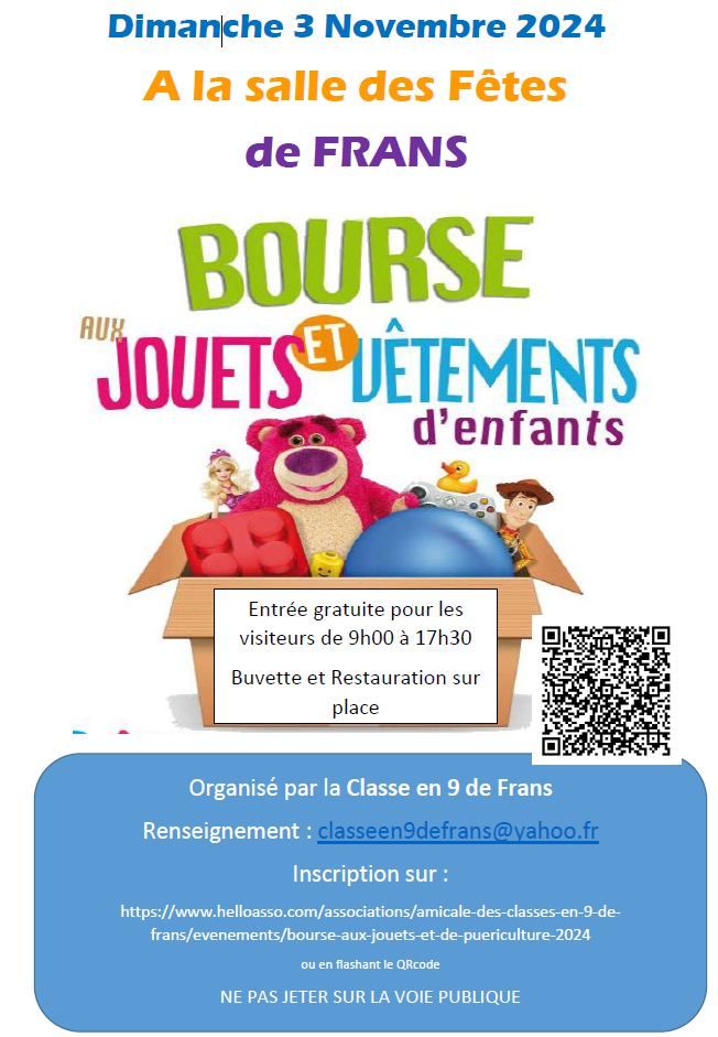 Bourse aux jouets - Frans