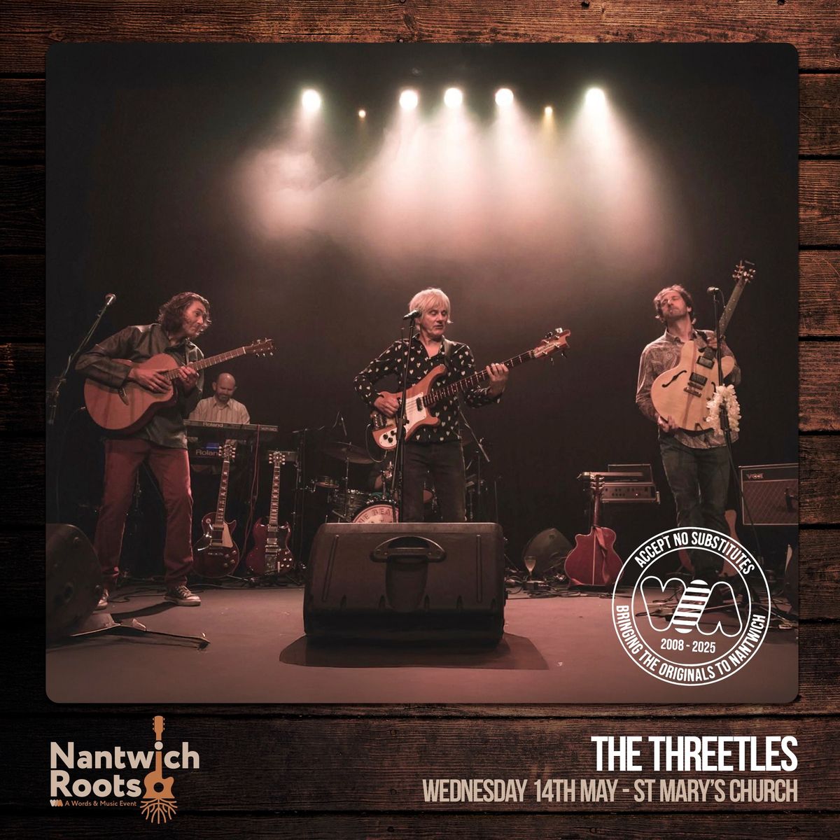 The Threetles- Celebrating The Beatles at Nantwich Roots 