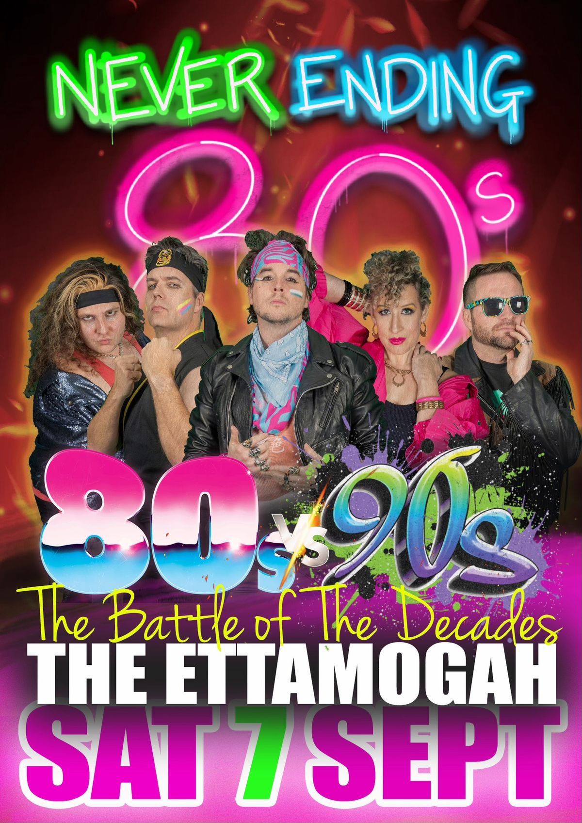 Never Ending 80s v 90s Party - Ettamogah Hotel Kellyville Ridge, NSW)