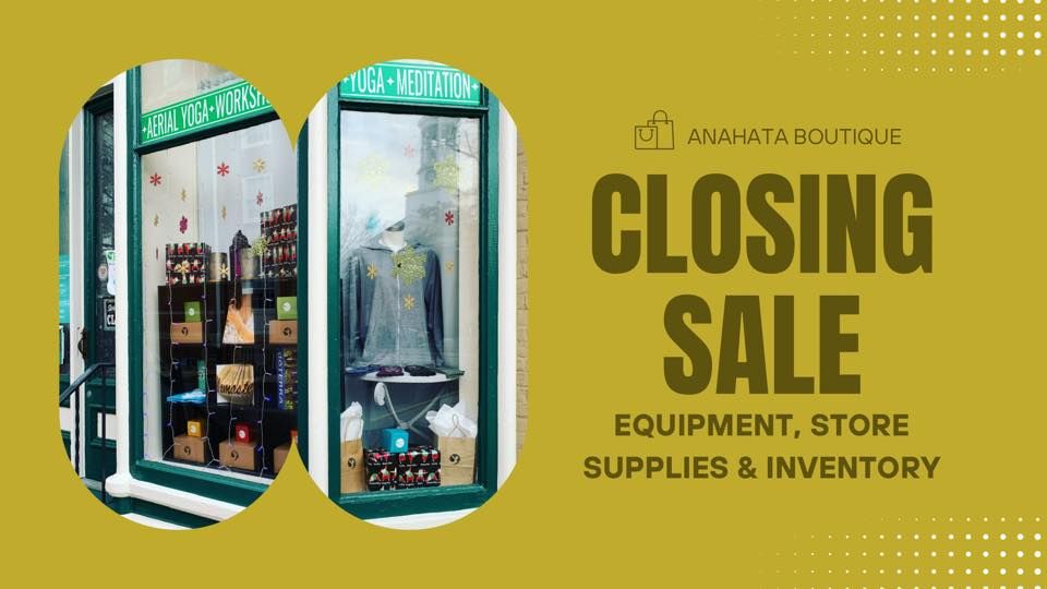 Store Closing - Equipment & Inventory Sale