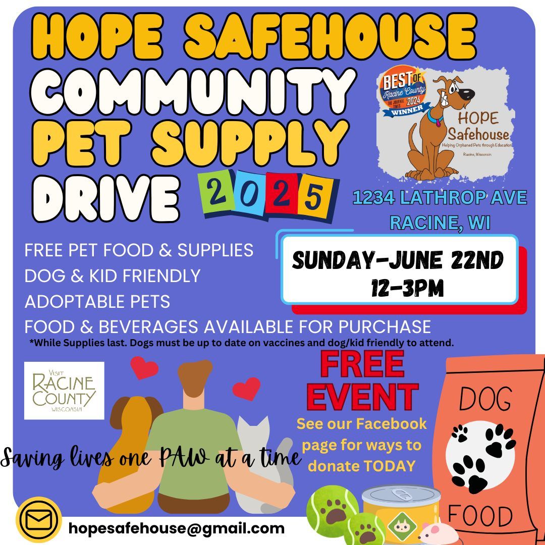 Community Pet Supply Drive 2025