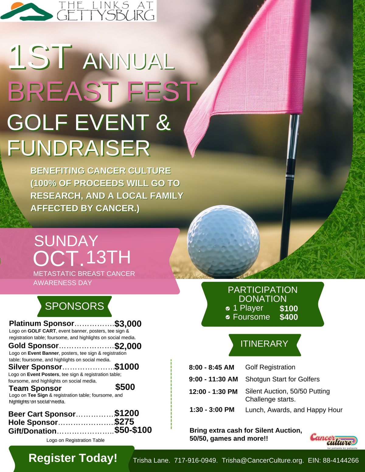 1st Annual Breast Fest Golf Tournament 