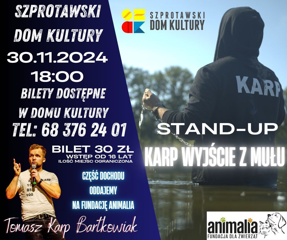 Stand-up Karp wyj\u015bcie z mu\u0142u 