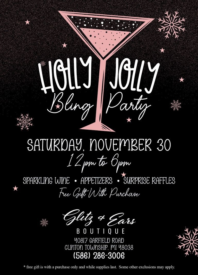 Holly Jolly Bling Party!